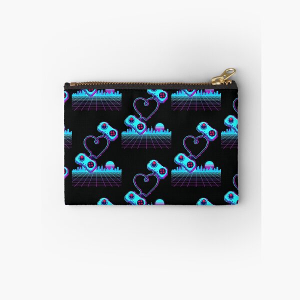 Item preview, Vaporwave Game Controllers Heart – Retro Gaming Love 80s Synthwave Valentine Gift Design designed and sold by Luminari Creations.