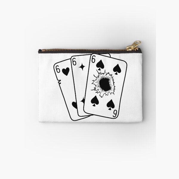 Item preview, Black and white triple six playing cards designed and sold by Dom-Workshop.
