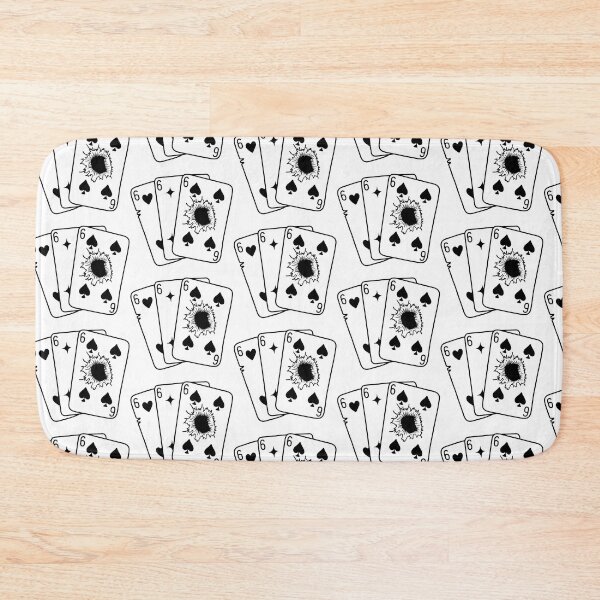 Item preview, Black and white triple six playing cards designed and sold by Dom-Workshop.