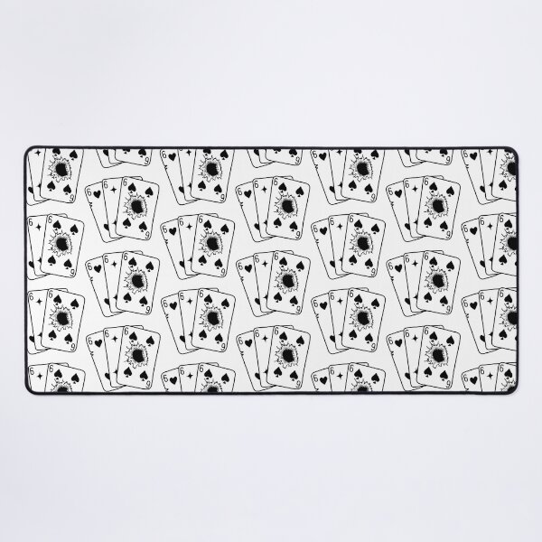 Item preview, Black and white triple six playing cards designed and sold by Dom-Workshop.