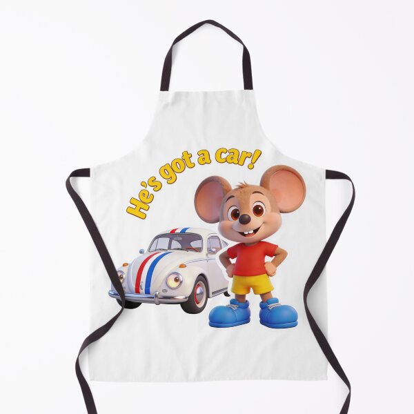 Item preview, Cute Mouse Zippy With His First Car, Zippy Collection, Apparel designed and sold by Zippy Creation.