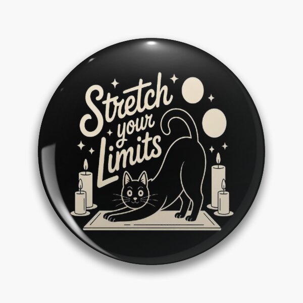 Item preview, Stretch Your Limits Embrace The Cat Spirit Yoga Mindfulness designed and sold by StuffNestie.