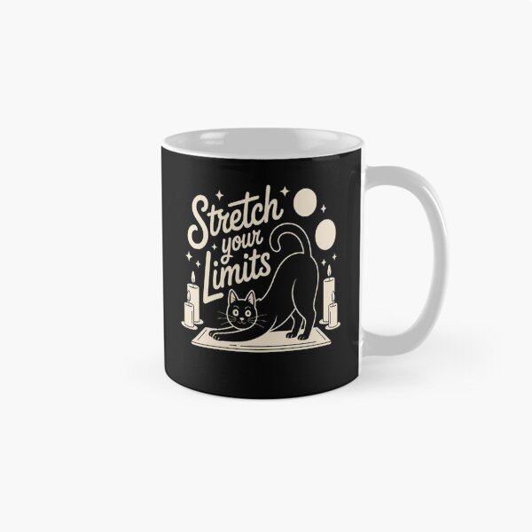 Item preview, Stretch Your Limits Embrace The Cat Spirit Yoga Mindfulness designed and sold by StuffNestie.