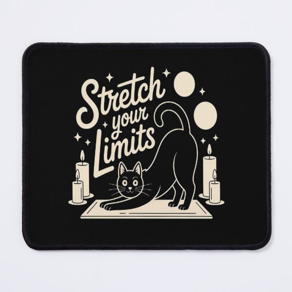 Item preview, Stretch Your Limits Embrace The Cat Spirit Yoga Mindfulness designed and sold by StuffNestie.