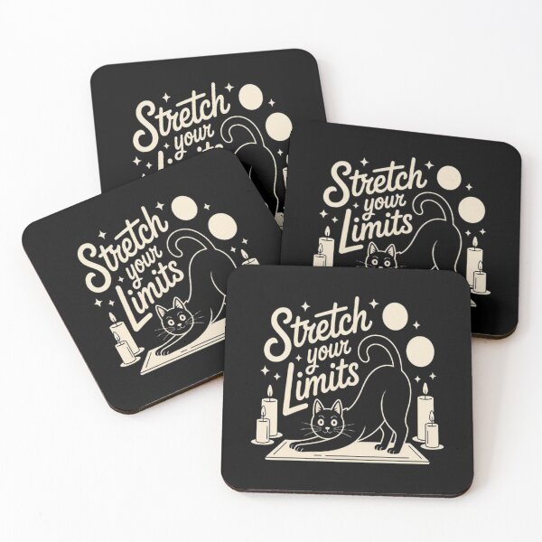 Item preview, Stretch Your Limits Embrace The Cat Spirit Yoga Mindfulness designed and sold by StuffNestie.