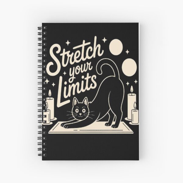 Item preview, Stretch Your Limits Embrace The Cat Spirit Yoga Mindfulness designed and sold by StuffNestie.