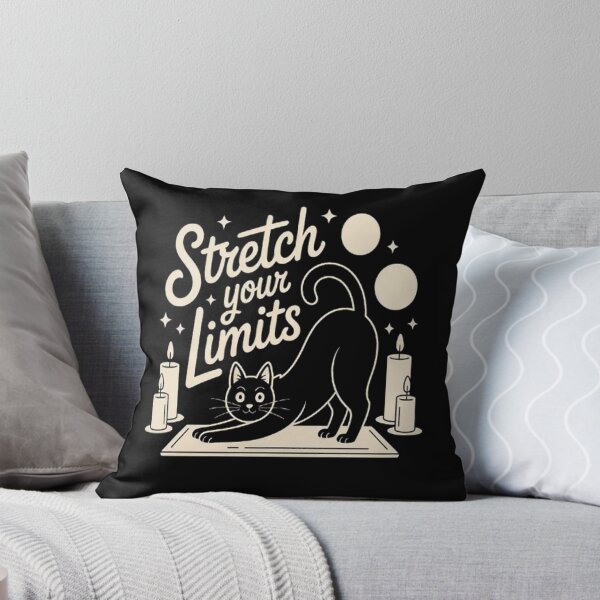 Item preview, Stretch Your Limits Embrace The Cat Spirit Yoga Mindfulness designed and sold by StuffNestie.