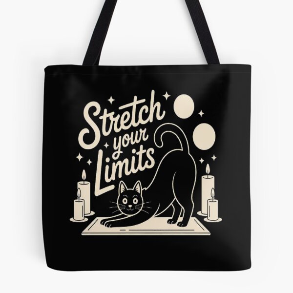 Item preview, Stretch Your Limits Embrace The Cat Spirit Yoga Mindfulness designed and sold by StuffNestie.