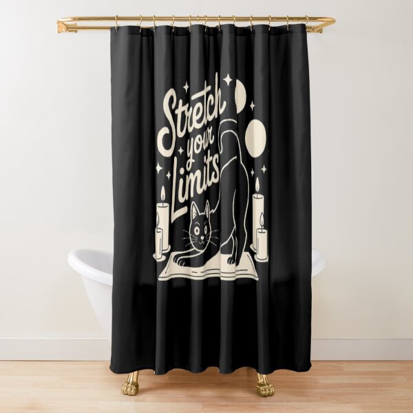 Item preview, Stretch Your Limits Embrace The Cat Spirit Yoga Mindfulness designed and sold by StuffNestie.