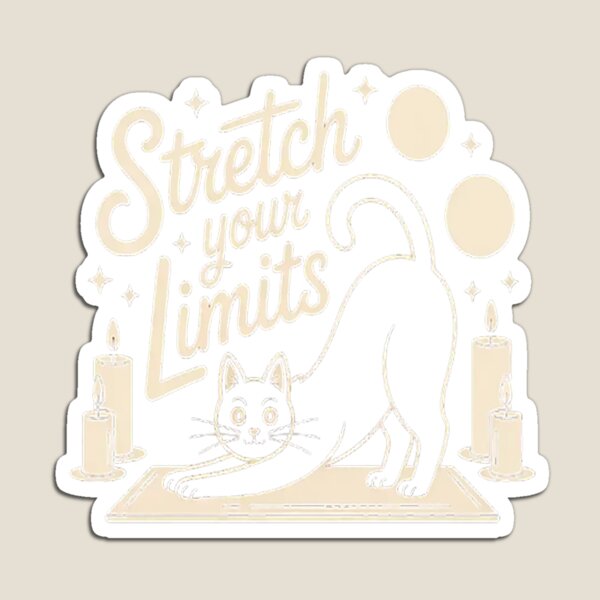 Item preview, Stretch Your Limits Embrace The Cat Spirit Yoga Mindfulness designed and sold by StuffNestie.