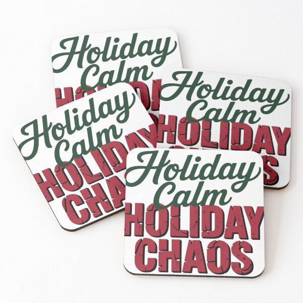 Item preview, Holiday Chaos — Holiday Calm | Contrast Christmas Design designed and sold by Fruzbt.