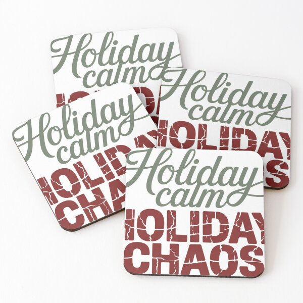 Item preview, Holiday Chaos — Holiday Calm | Contrast Christmas Design designed and sold by Fruzbt.