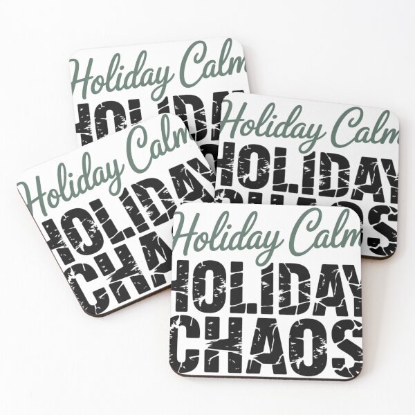 Item preview, Holiday Chaos — Holiday Calm | Contrast Christmas Design designed and sold by Fruzbt.