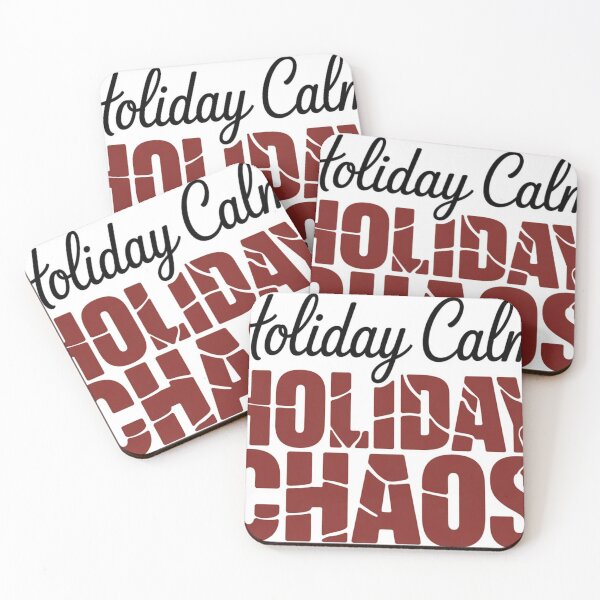Item preview, Holiday Chaos — Holiday Calm | Contrast Christmas Design designed and sold by Fruzbt.
