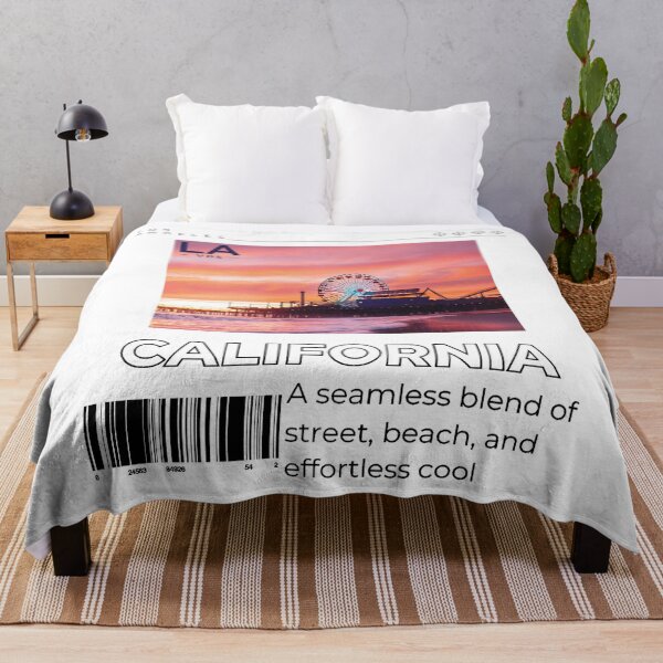 Item preview, Santa Monica Pier California Sunset - LA VBS Streetwear Barcode designed and sold by LA VBS.