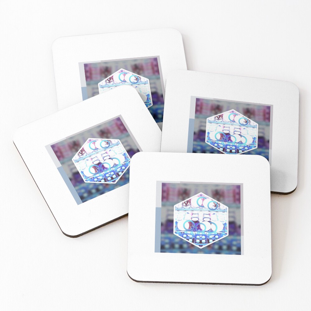 Item preview, Coasters (Set of 4) designed and sold by ThreadsForNaked.