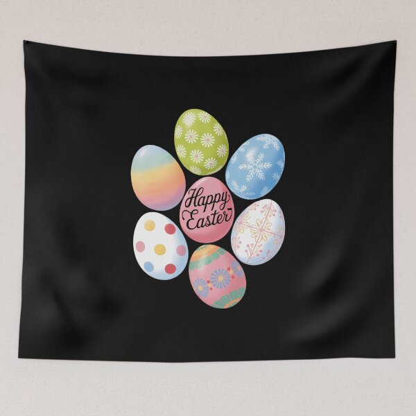 Item preview, Happy Easter Sunday fun decorated bunny egg designed and sold by IdunayaStore.
