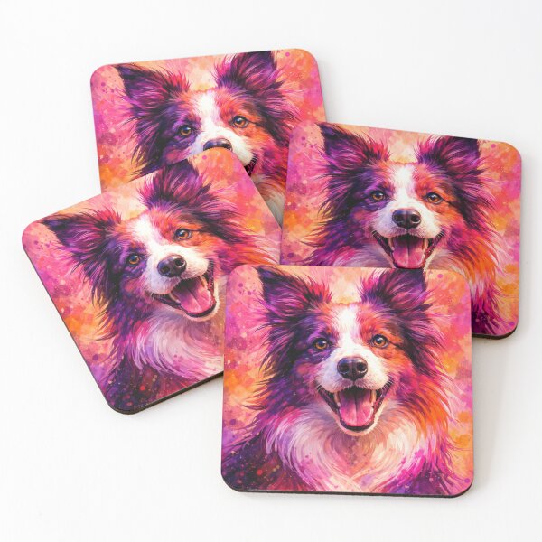 Item preview, Dog, Border Cillie, picture, explosion of colors designed and sold by Karszul.
