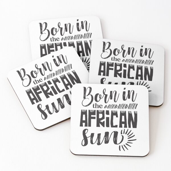 Item preview, Born in the African sun designed and sold by CuteAndQuotes.
