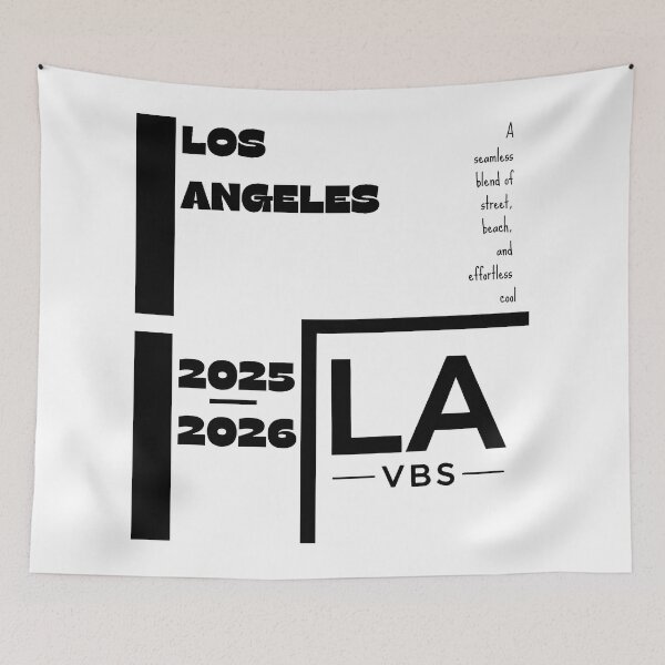 Item preview, Los Angeles LA VBS Streetwear 2025 - Bold Urban Graphic designed and sold by LA VBS.