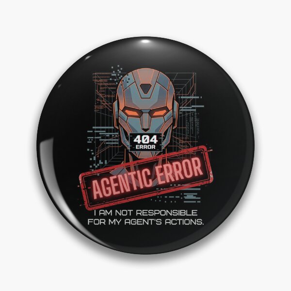 Item preview, Agentic Error - The AI Blame Game Design designed and sold by KAYJAY DESIGNS.