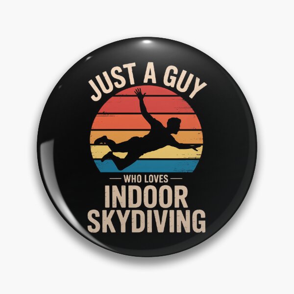 Item preview, Just A Guy Who Loves Indoor Skydiving designed and sold by FaithAbbott.