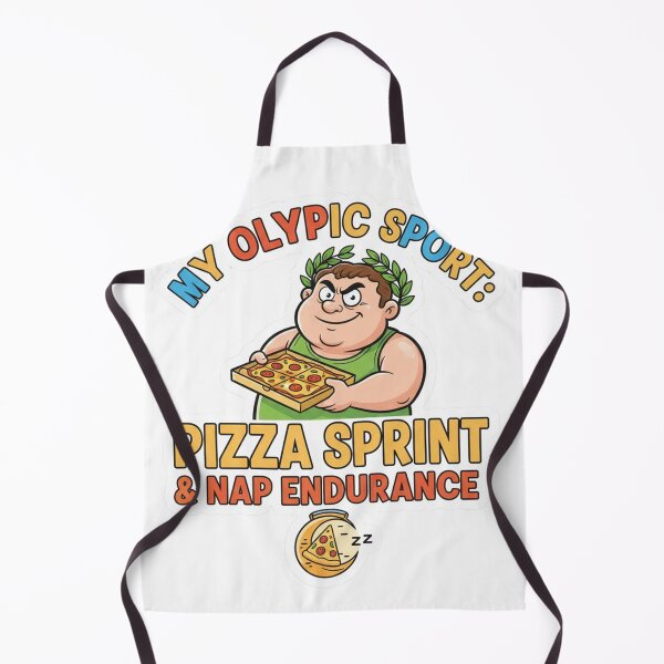 Item preview, My Olympic Sport: Pizza Sprint & Nap Endurance – Funny Food Lover T-Shirt & Sticker Design designed and sold by Sushikidsntod.