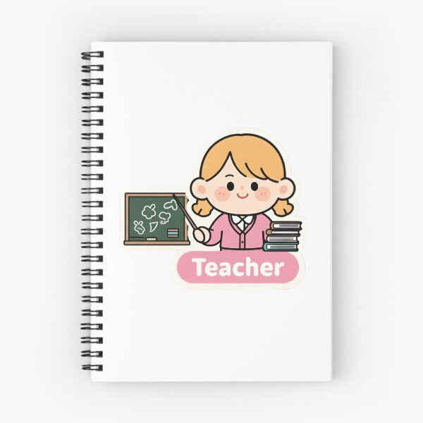 Item preview, Cute Teacher Illustration Classroom Design designed and sold by Bright Vibe Designs.