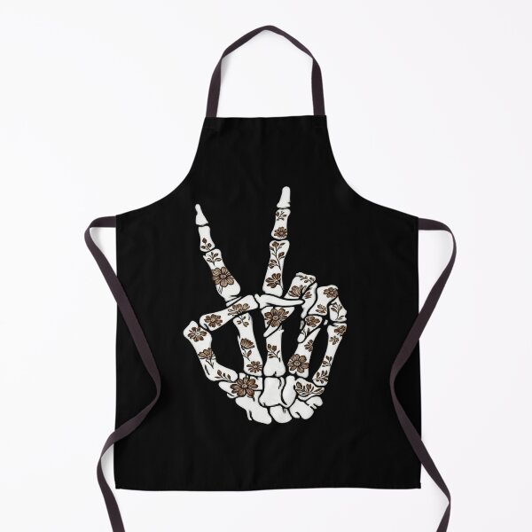 Item preview, Skeleton Peace Hand with Floral Healing Art designed and sold by truongloc246.