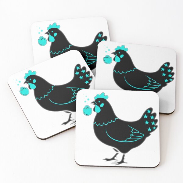 Item preview, Cute Mystic Hen with Glowing Turquoise Egg designed and sold by RebellDancer.
