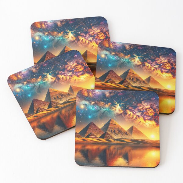 Item preview, Pyramids of the Infinite Night designed and sold by Undersea Ai Art.