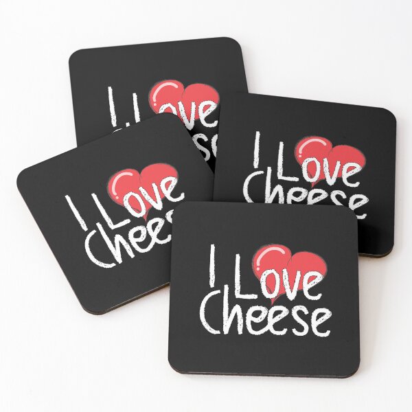 Item preview, I Love Cheese – Funny Food Lover Typography Design designed and sold by pseudo7.