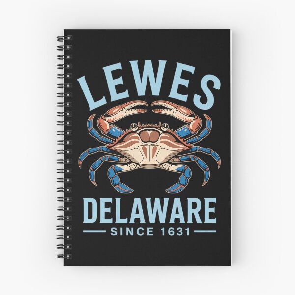 Item preview, Lewes Delaware Since 1631 Blue Claw Crab Pale Blue Letters designed and sold by FaithAbbott.