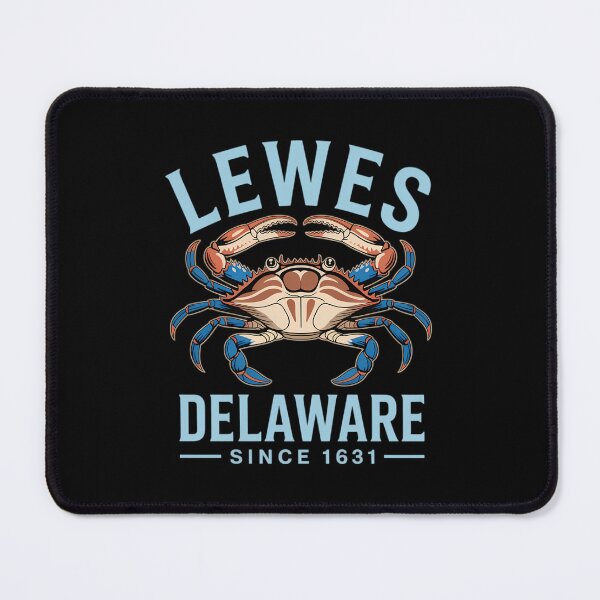 Item preview, Lewes Delaware Since 1631 Blue Claw Crab Pale Blue Letters designed and sold by FaithAbbott.