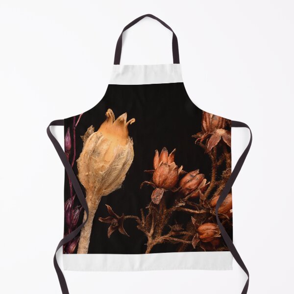 Item preview, Macro of Dried Wildflower Seed Pods and Botanical Forms on Black Background designed and sold by Goiko7Margarita.