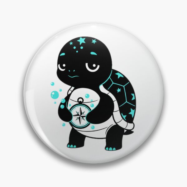 Artikelvorschau, Cute Mystic Turtle Holding a Turquoise Magic Compass entworfen und verkauft von RebellDancer.
