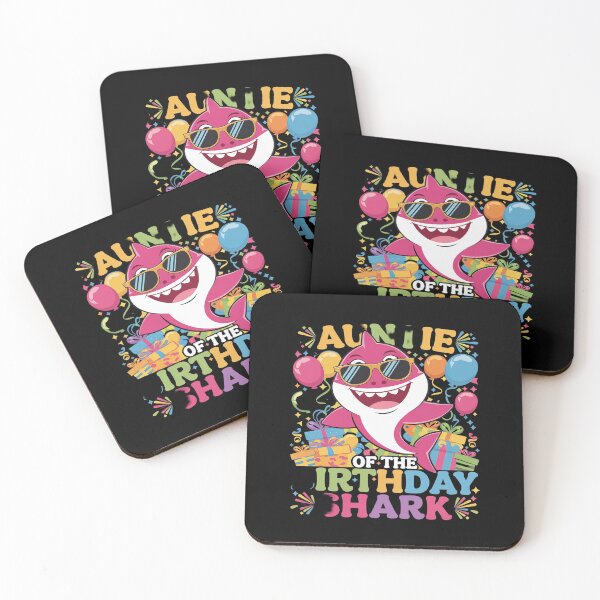Item preview, Auntie Of The Shark Birthday Family Matching Party Kids designed and sold by DigitaldeligArt.