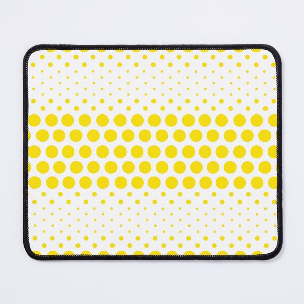 Item preview, Dotwave Vivid Yellow Polka Dots on White designed and sold by POLKAIWERX.