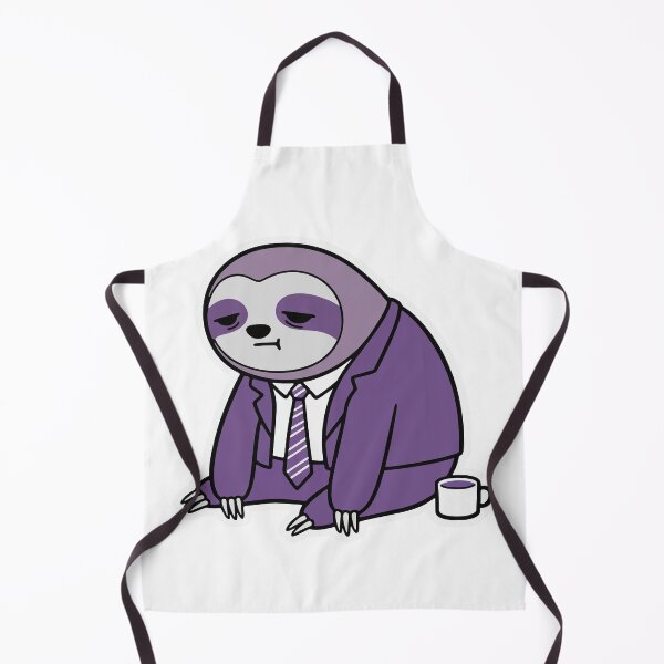 Item preview, Corporate Sloth - Tired Retry Mode Sticker designed and sold by misticalplace.