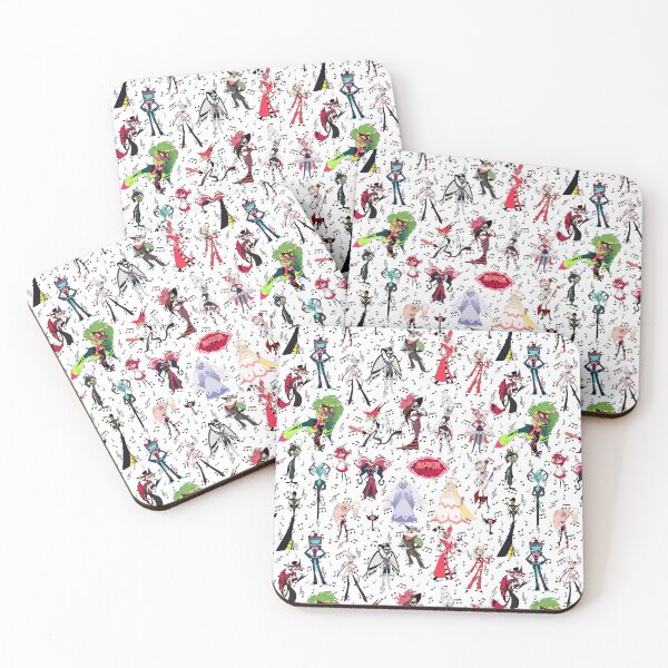Item preview, Hazbin Hotel Hear My Hope Overlords Seamless Pattern designed and sold by Playful Patternz.