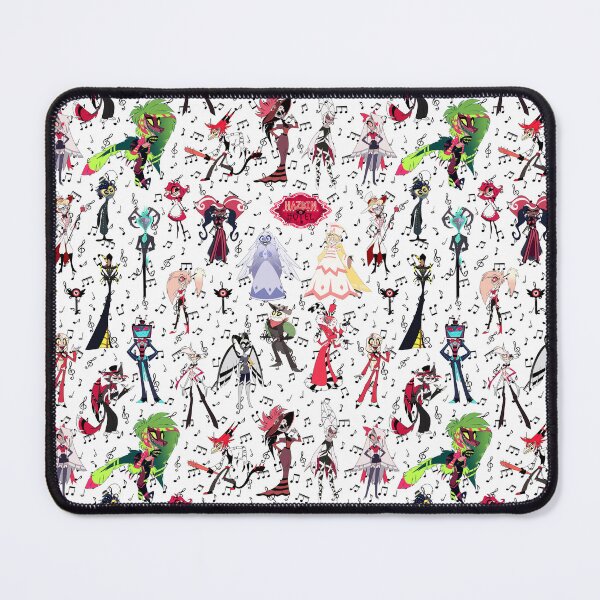 Item preview, Hazbin Hotel Hear My Hope Overlords Seamless Pattern designed and sold by Playful Patternz.