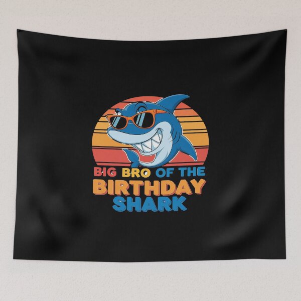 Item preview, Big Bro of the Shark Birthday Brother Matching Family 1 ig Bro Of The Little Shark Little Brother Shark Birthday  designed and sold by DigitaldeligArt.
