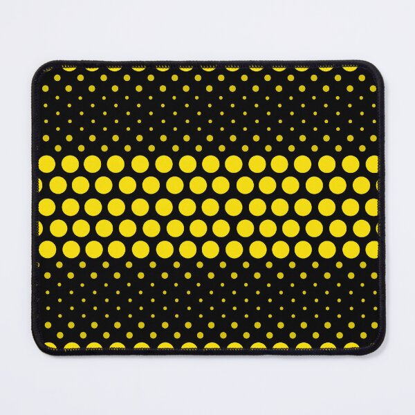Item preview, Dotwave Vivid Yellow Polka Dot on Black designed and sold by POLKAIWERX.