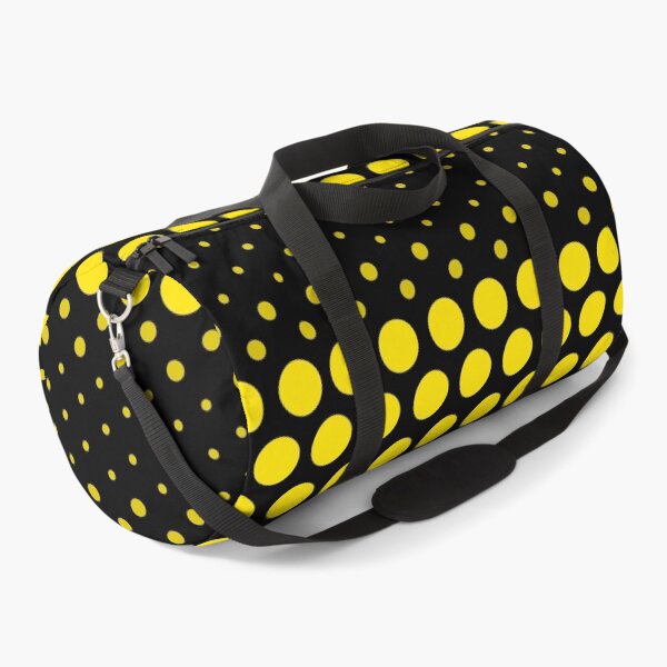 Item preview, Dotwave Vivid Yellow Polka Dot on Black designed and sold by POLKAIWERX.