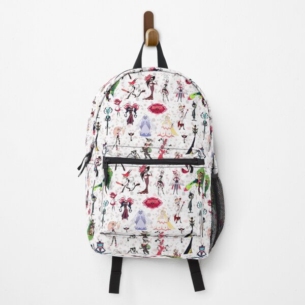 Item preview, Hazbin Hotel Hear My Hope Overlords Seamless Pattern w/ Splatter Background designed and sold by Playful Patternz.
