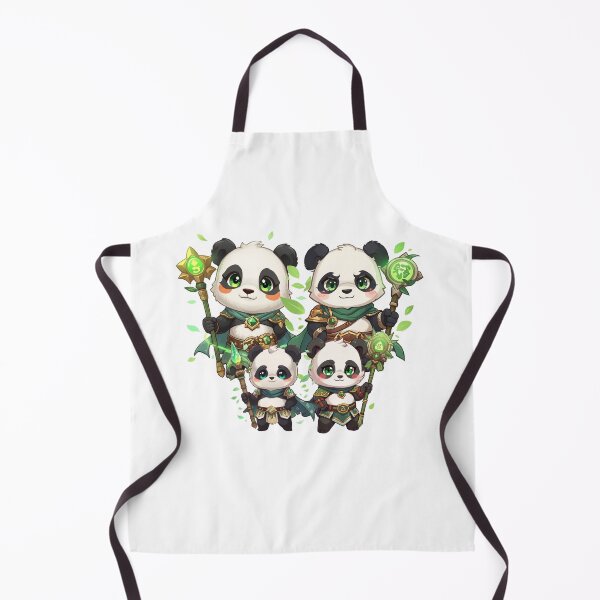 Item preview, Greenbloom Panda Family – Guardians of Nature’s Heart | Monzora Fantasy World designed and sold by Monzora.