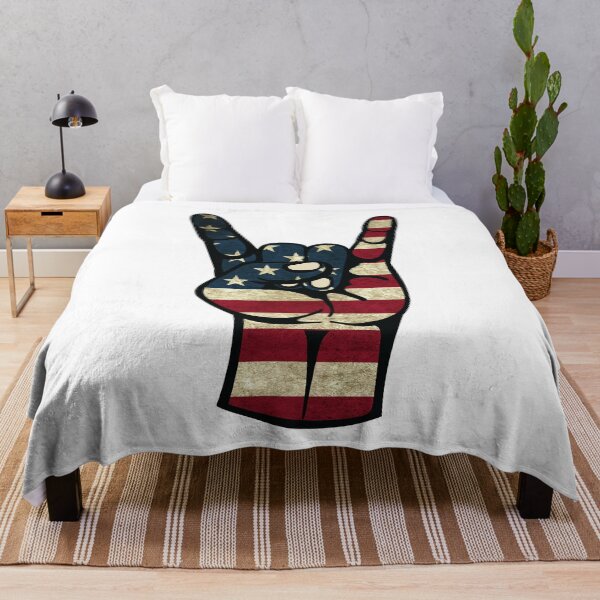 Item preview, Vintage American Rock Hand Sign designed and sold by MarshallStickerX.