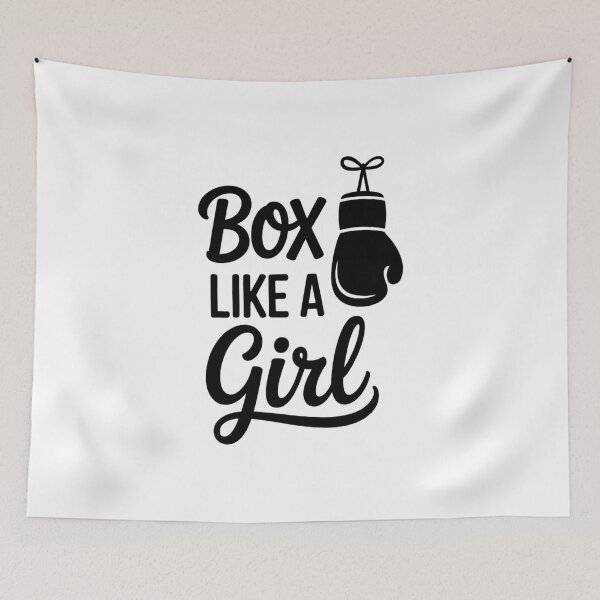 Item preview, Box Like a Girl Boxing Gloves designed and sold by IdunayaStore.