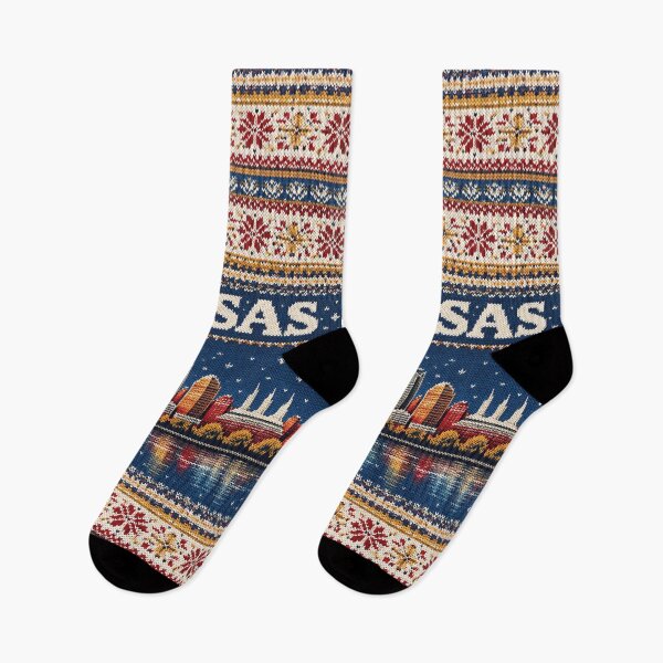 Item preview, Kansas Skyline, knit design designed and sold by Mauswohn.