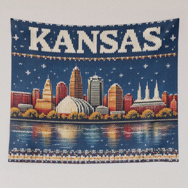 Item preview, Kansas Skyline, knit design designed and sold by Mauswohn.